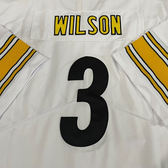 NFL Pittsburgh Steelers White Jersey #3 WILSON - Picture 8 of 8